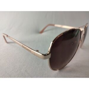 Juicy Couture Rose Gold Aviator Sunglasses Brown Gradient Lenses AJCN15012Z